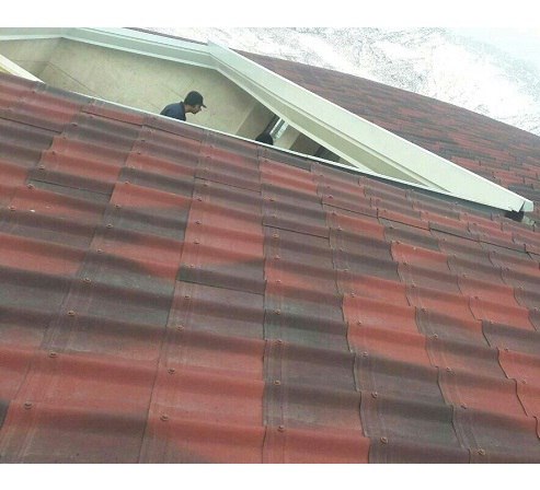 اجرای سقف شیروانی آندولین و آندوویلا