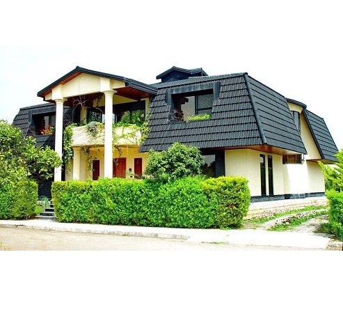 اجرای سقف شیروانی سفال